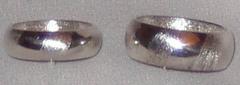 OJR 09 - Pair of Textured Wedding Rings